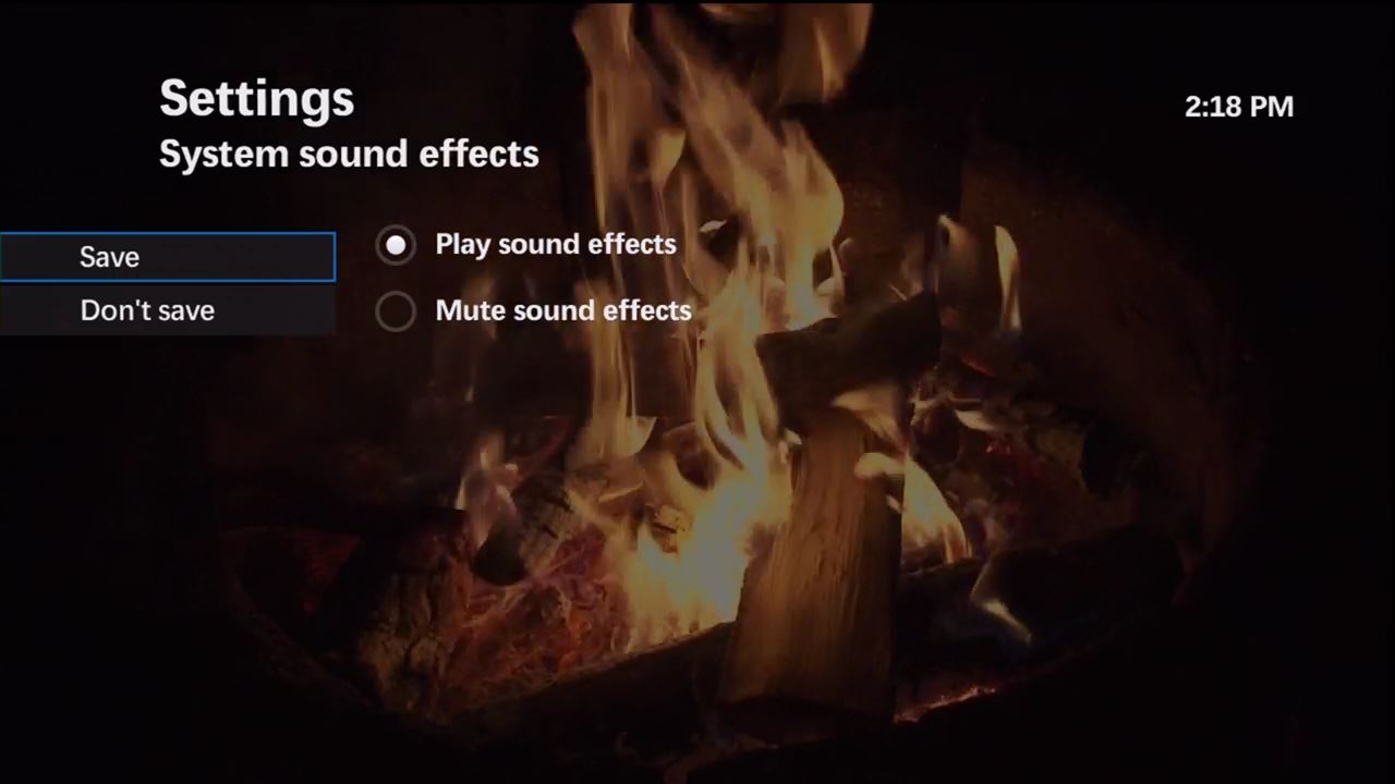 Turning on System Sound (remote button sound effects) on maxTV