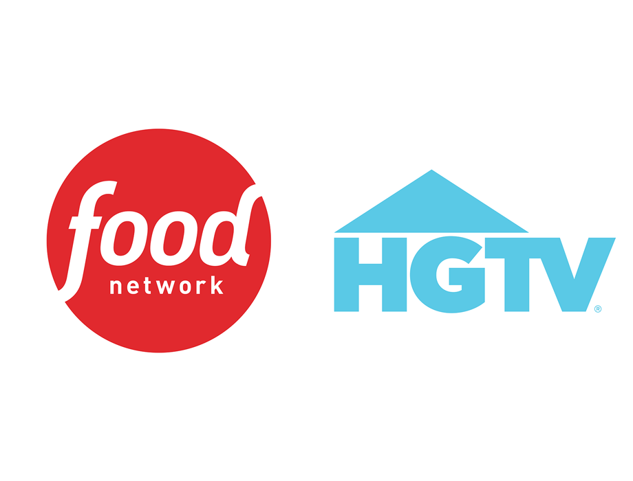 Food Network and HGTV logos