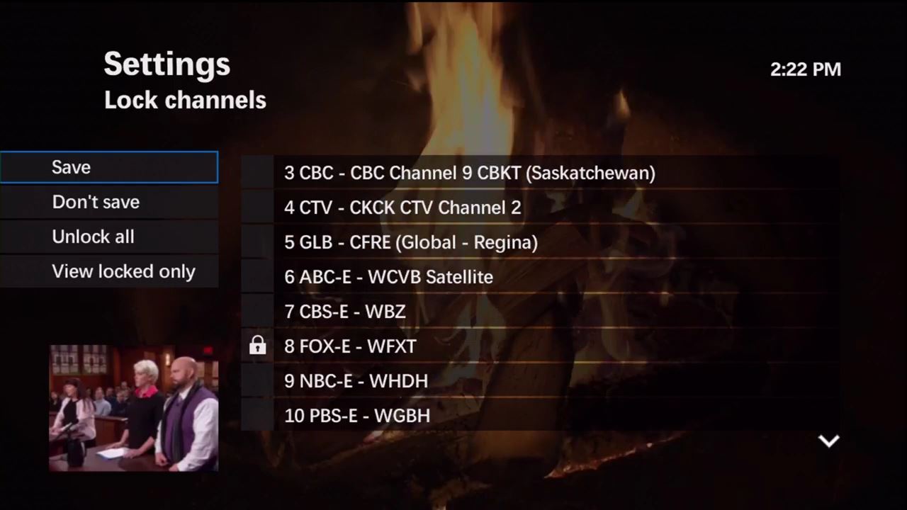 Locking programming by channel or rating on maxTV Support SaskTel