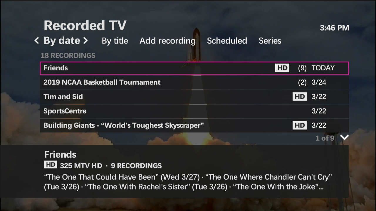 Setting when to stop recording on maxTV Support SaskTel