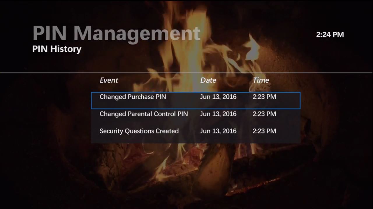 Checking your maxTV PIN Change History Support SaskTel