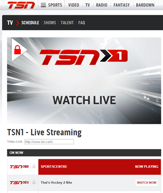 Tsn live stream hotsell