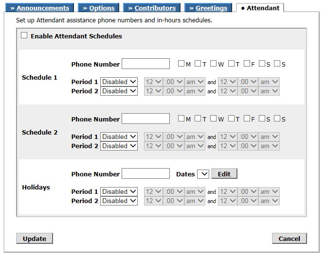 Using Listen Only Mailbox old platform Support SaskTel