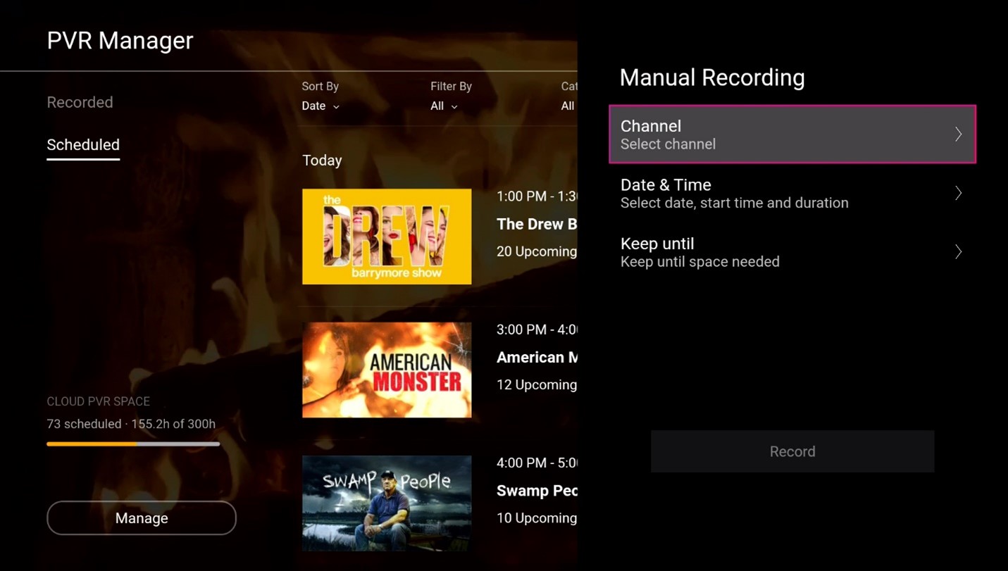 Using Cloud PVR on a maxTV Stream media box Support SaskTel