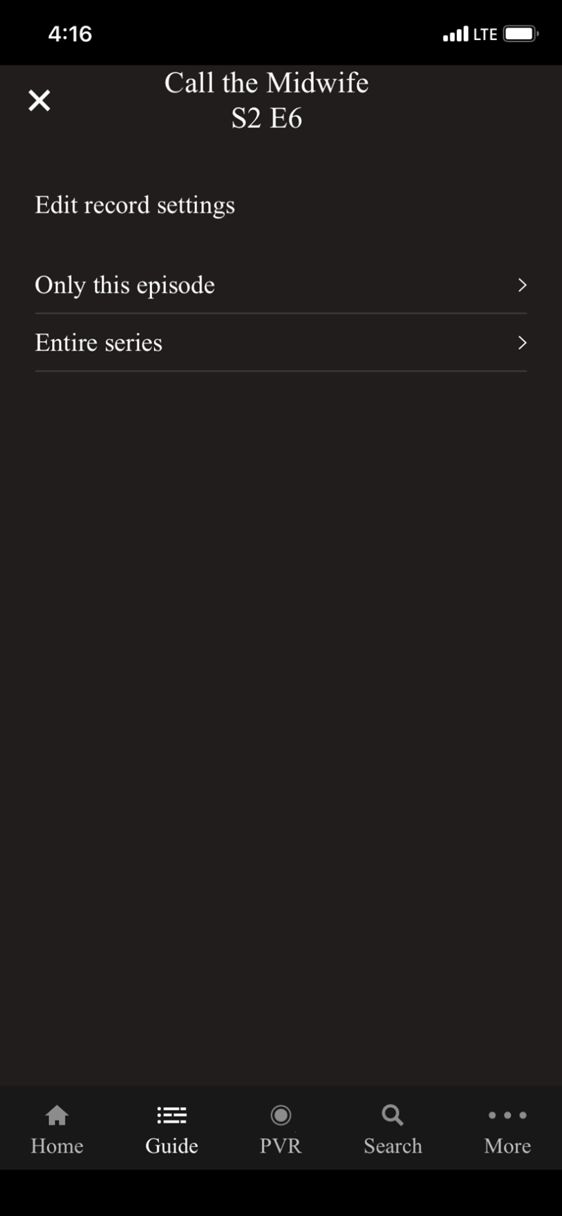 Using the SaskTel maxTV app to manage and watch Cloud PVR recordings
