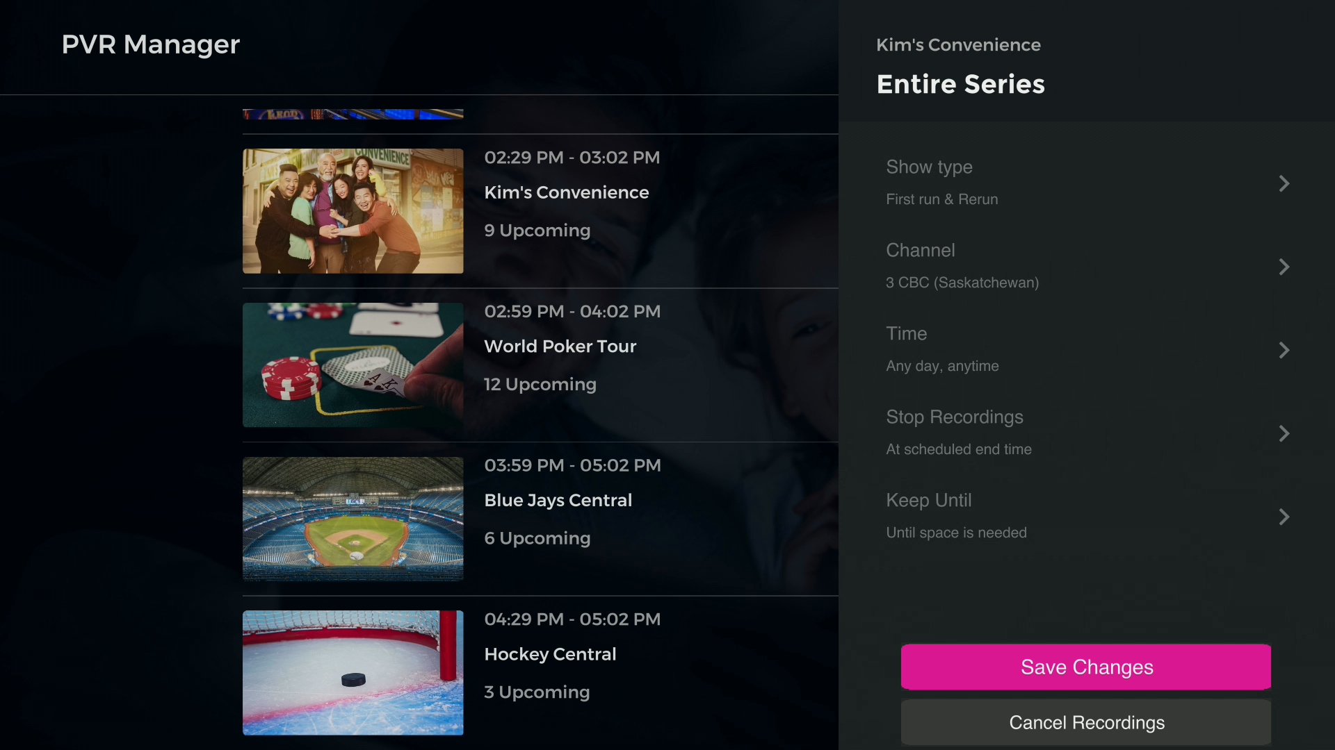 Using Cloud PVR on an Apple TV Support SaskTel