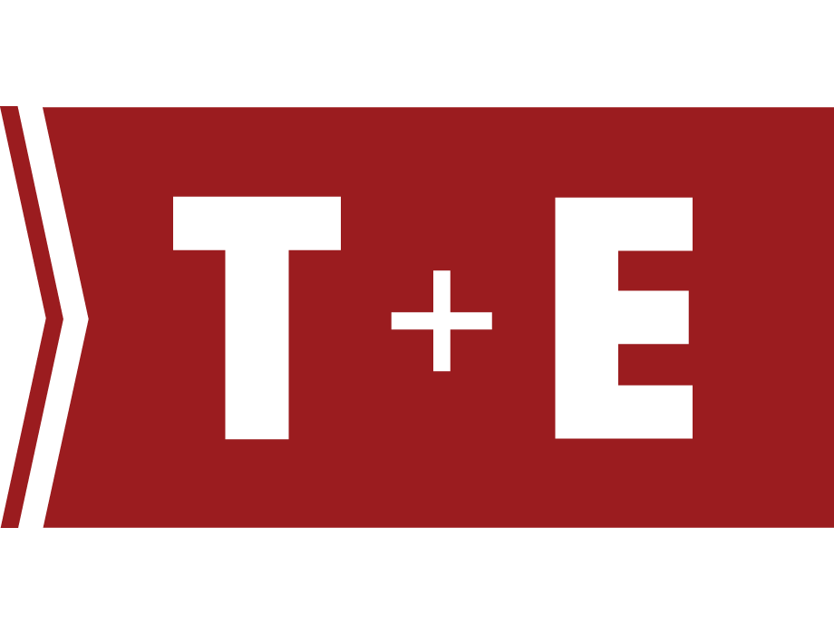 T+E logo