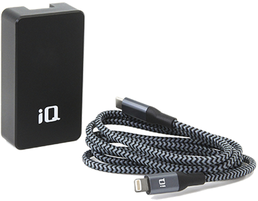 iQ 20 Watt Fast Charge Dual Wall Charger Bundle - iOS
