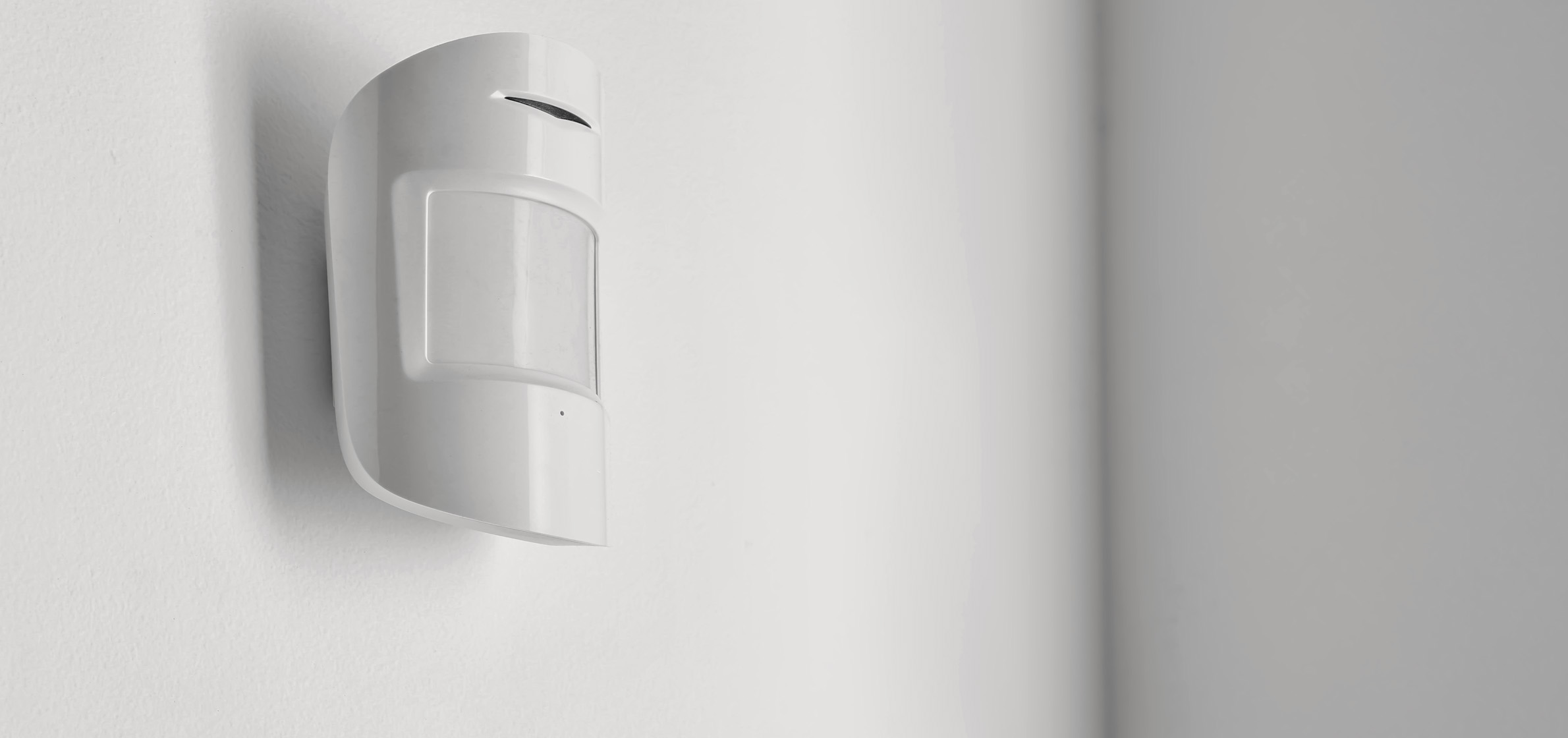 Sensor mounted on wall