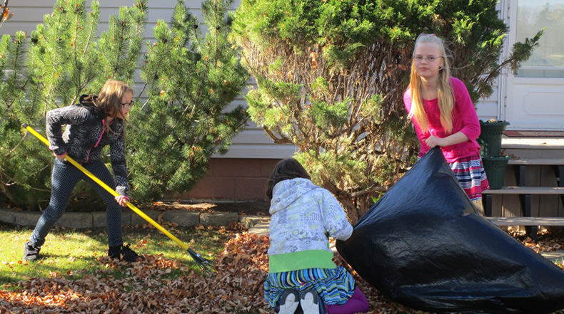 RAK Pack members rack leaves