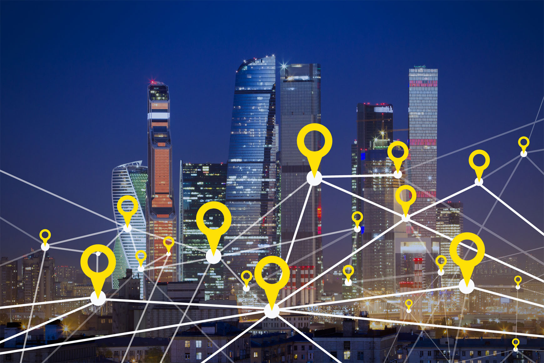 Wi-Fi locations pinged through out city